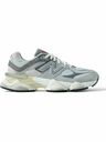 New Balance - 9060 Suede, Leather and Mesh Sneakers - Gray