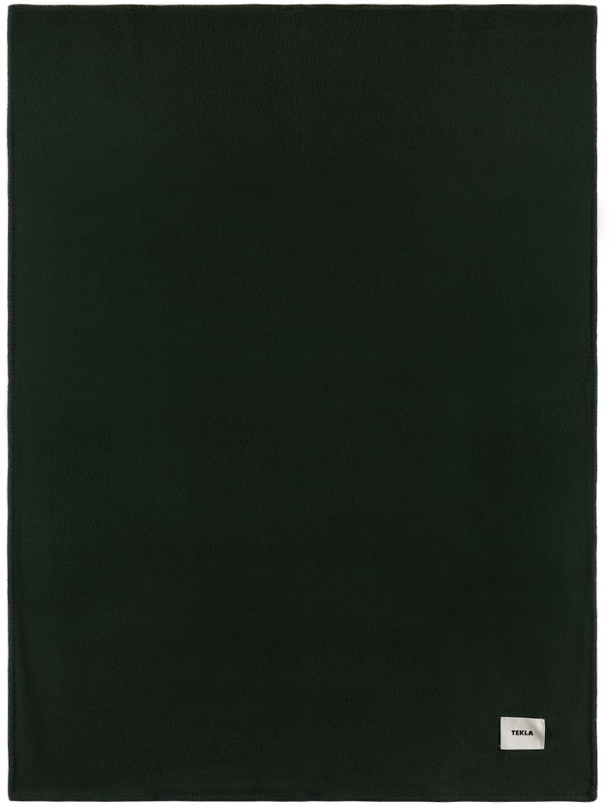 Tekla Green Pure Wool Blanket Tekla Fabrics