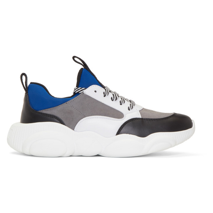 teddy run sneakers moschino