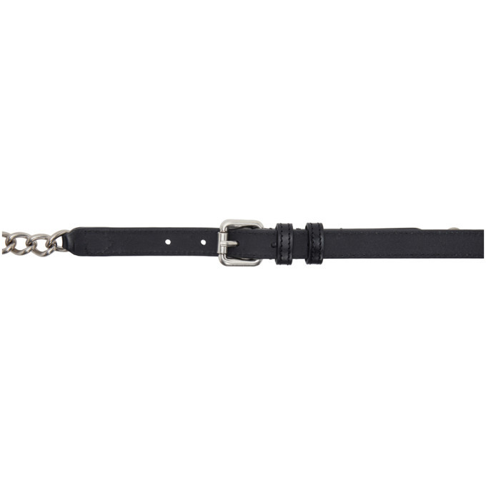 black chain link belt