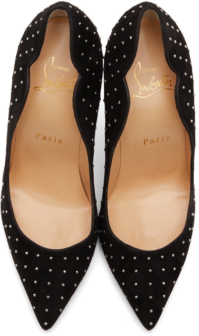 Christian Louboutin Black Suede Hot 
