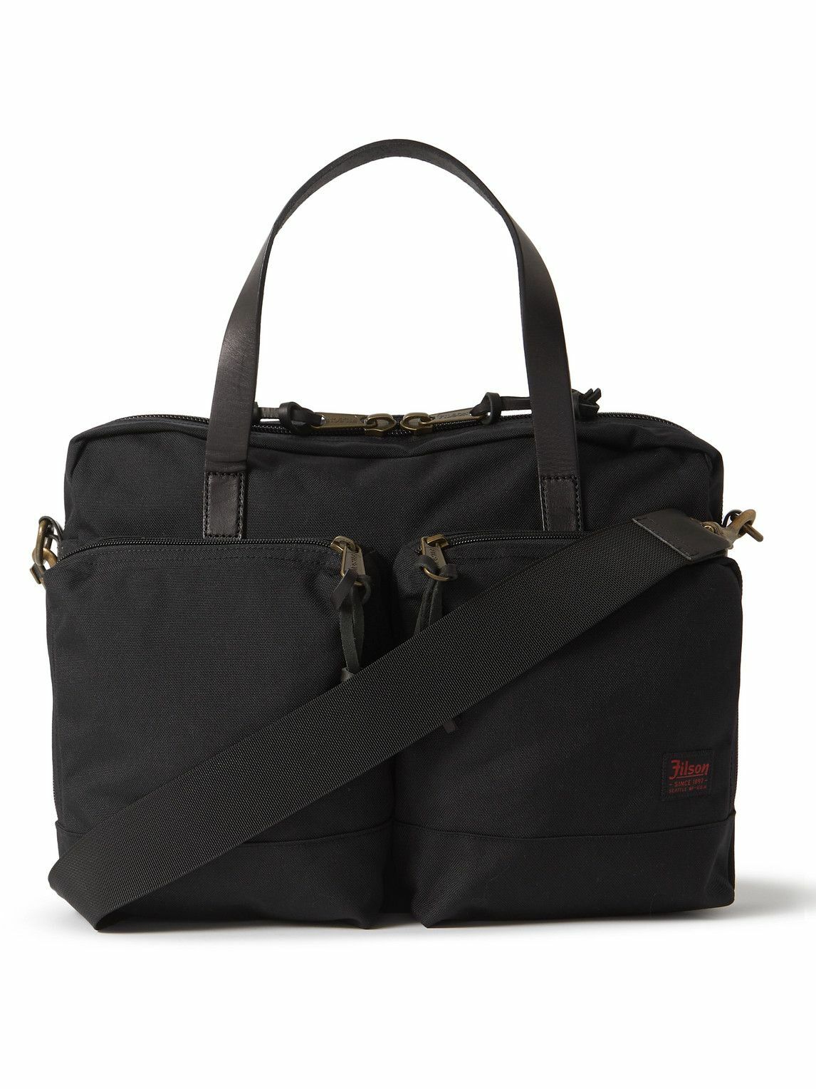 Filson Dryden LeatherTrimmed Nylon Briefcase Filson
