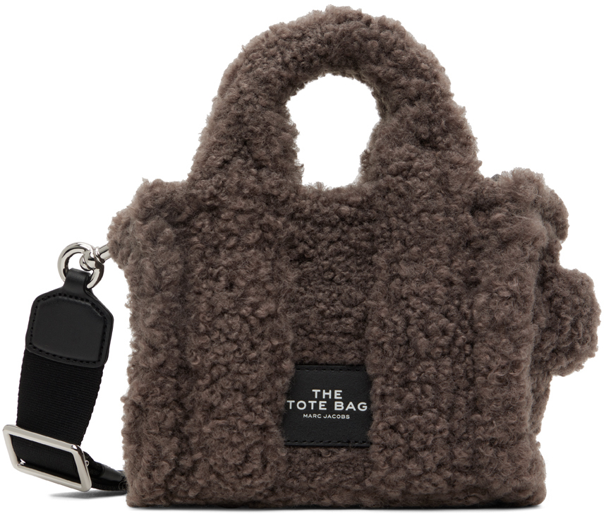 Photo: Marc Jacobs Gray Micro 'The Teddy' Tote