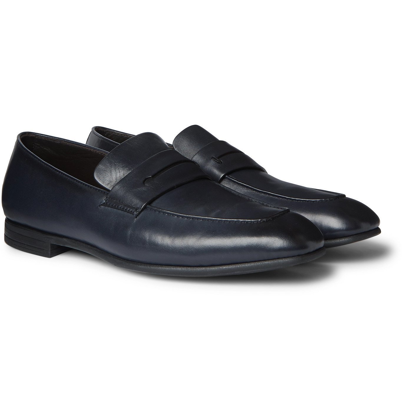 zegna penny loafers