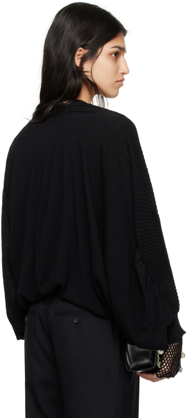 Junya Watanabe Black Cinch Cardigan Junya Watanabe