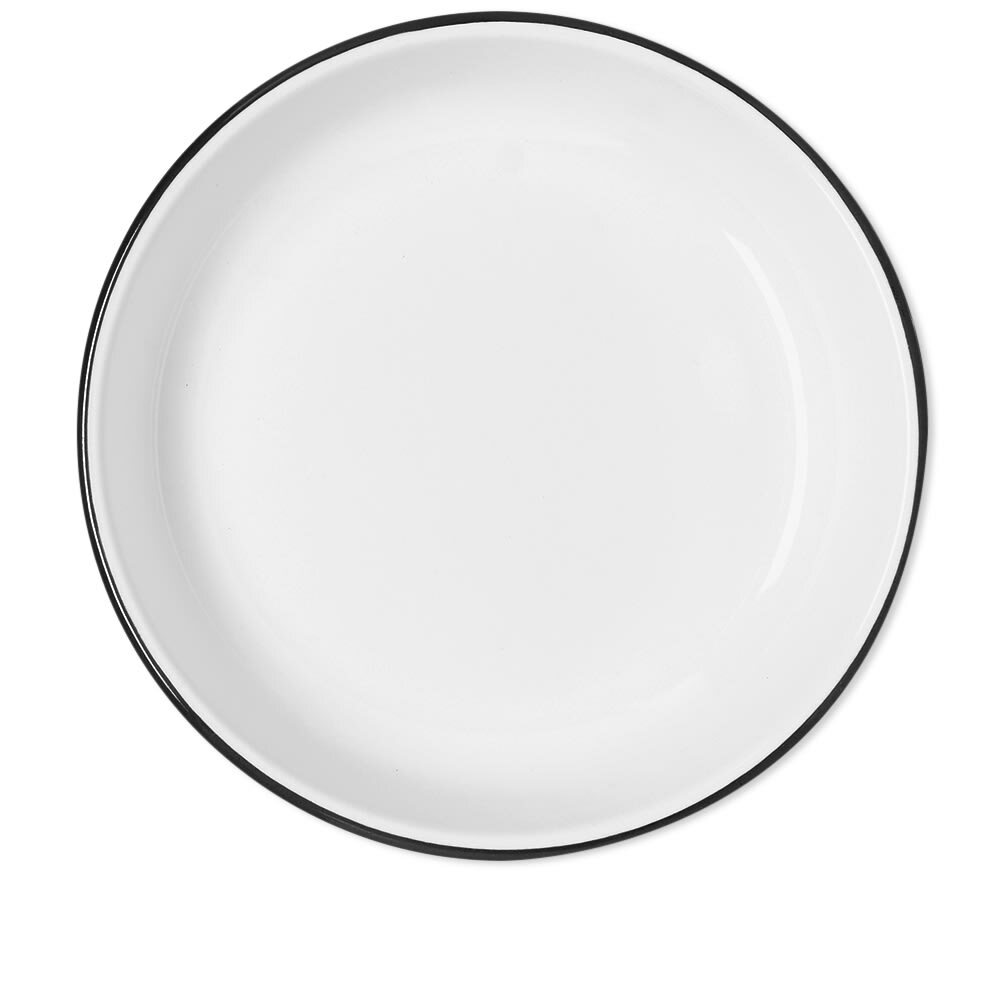 Falcon Enamelware Deep Plates in Coal Black Falcon Enamelware