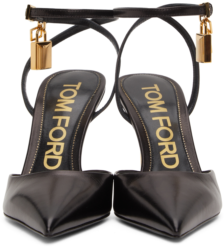 TOM FORD Shiny Kid Slingback Heels TOM FORD