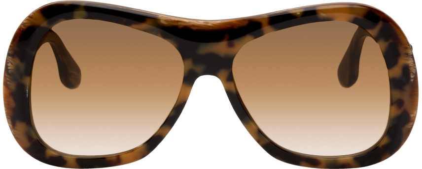 Photo: Victoria Beckham Tortoiseshell Oversized Sunglasses