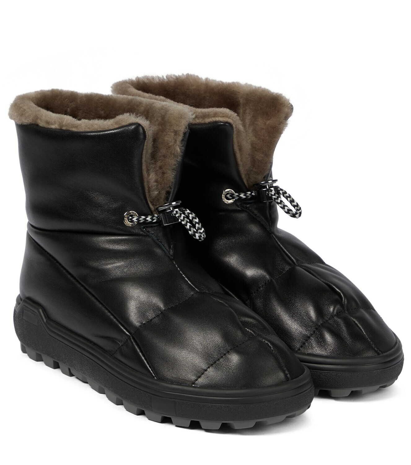Bogner - Shearling-lined leather ankle boots Bogner