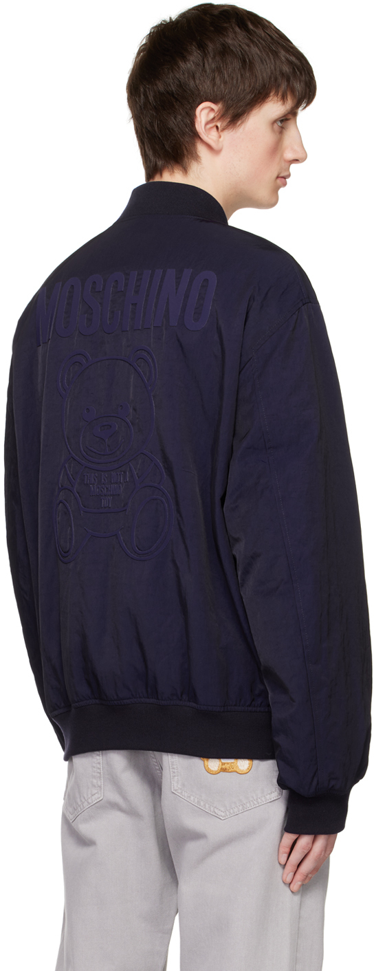 Blouson Bomber 3 En 1 MOSCHINO COUTURE Pour Homme - Noir - Neuf Avec étiquettes