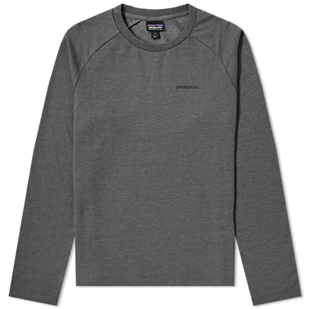 Patagonia P6 Logo Lightweight Crew Sweat Grey Patagonia