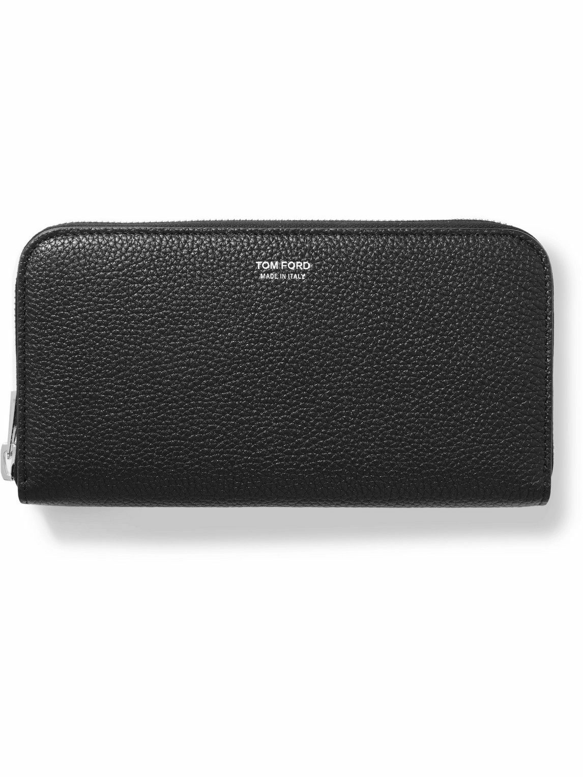 TOM FORD FullGrain Leather ZipAround Wallet TOM FORD