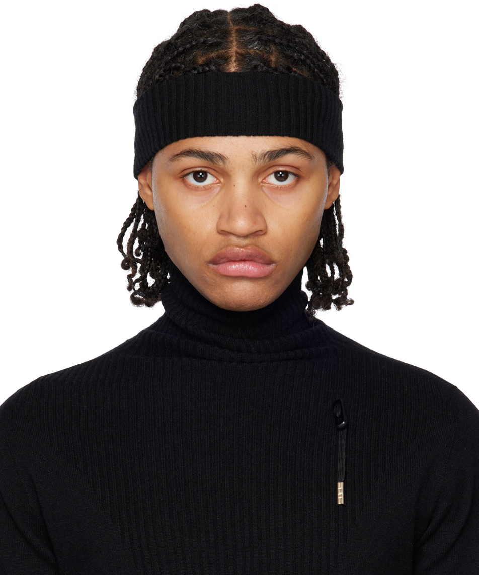 Boris Bidjan Saberi Black Seamless Headband Boris Bidjan Saberi