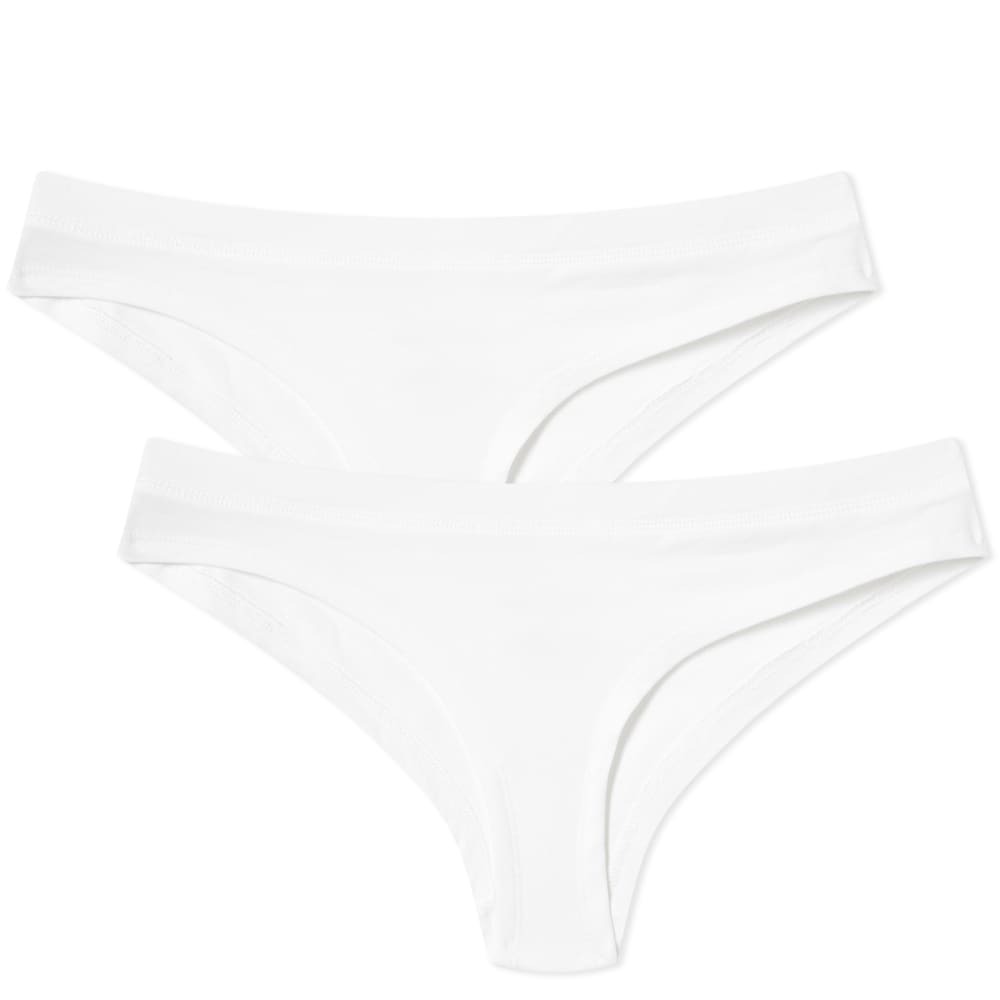 Organic Basics Women's Organic Hipster 2 Pack in White ORGANIC BASICS