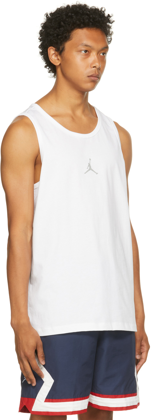 jordan white tank top