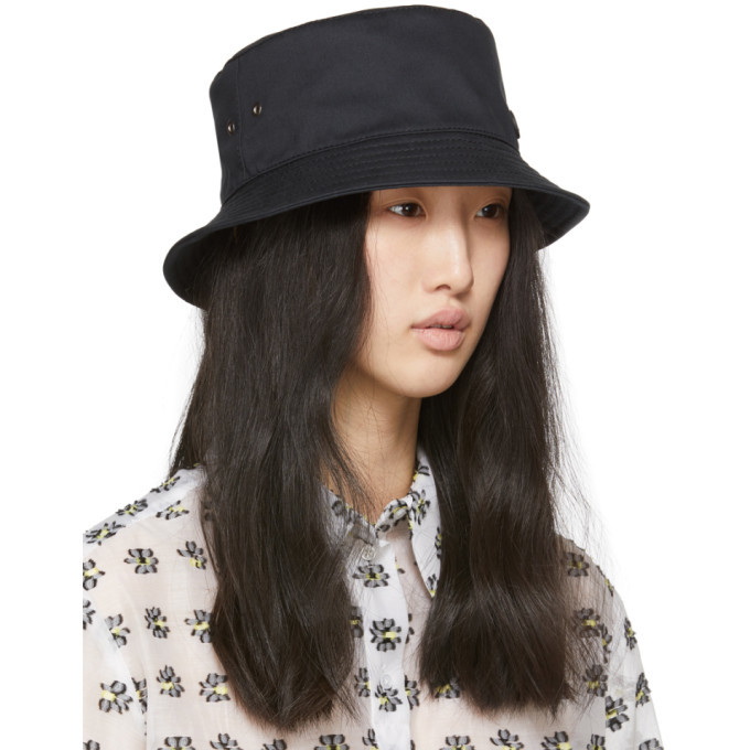 Maison Michel Black Jason Bucket Hat Maison Michel