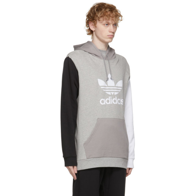 adidas blocked trefoil hoodie