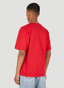 Logo Print T-Shirt in Red