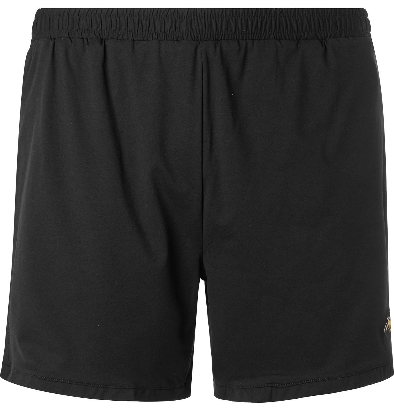 TRACKSMITH Session Appliquéd StretchJersey Shorts Black Tracksmith