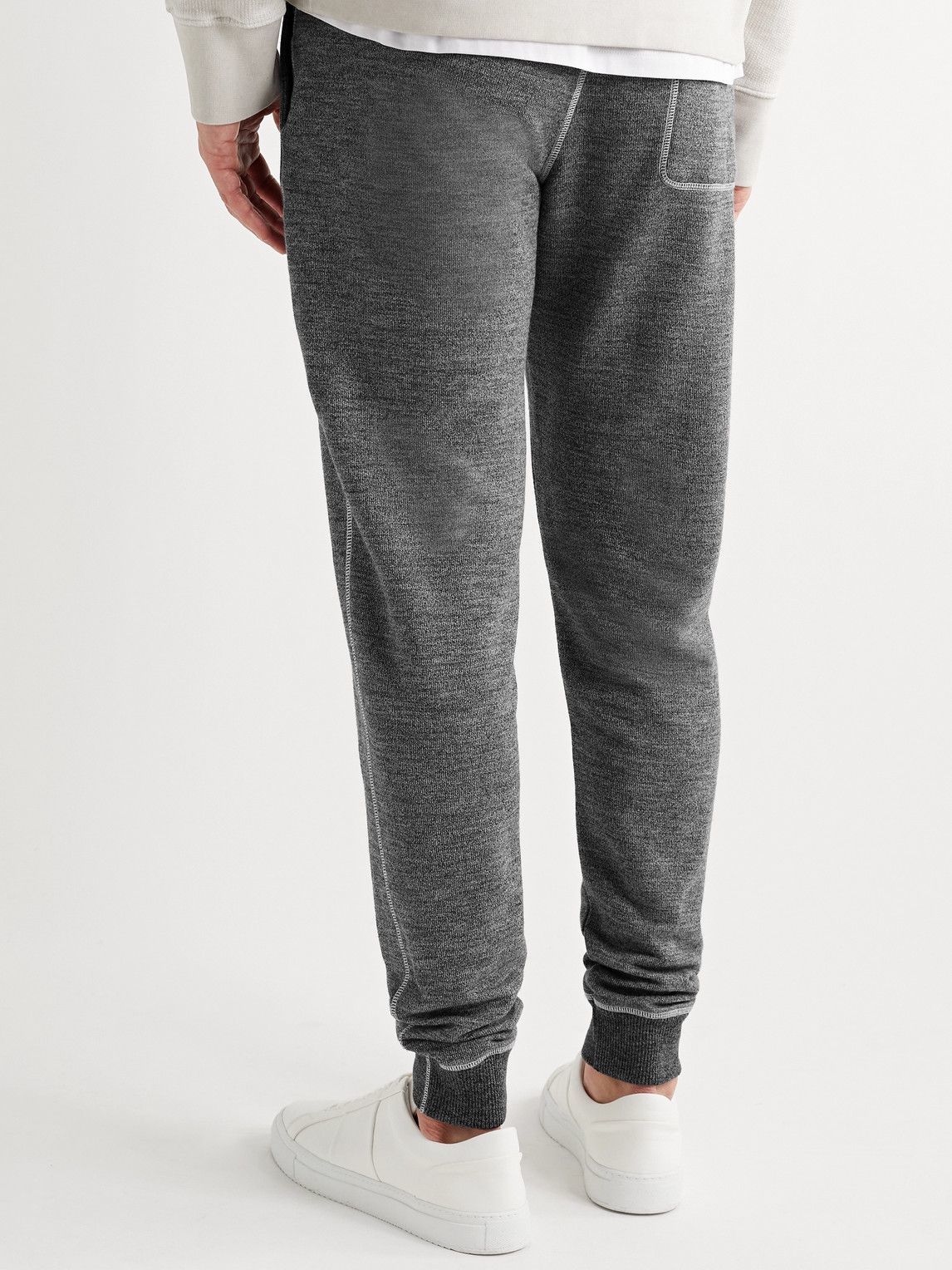 Orlebar Brown - Beagi Tapered Cotton and Wool-Blend Jersey Sweatpants ...