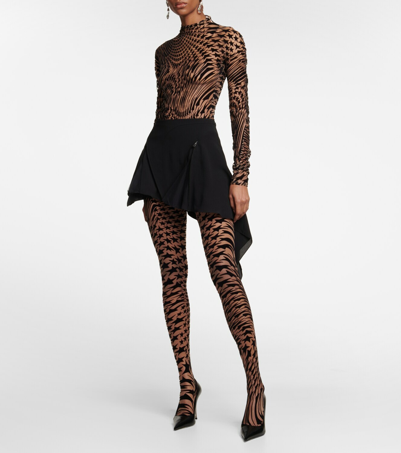 Mugler - Printed tights Mugler