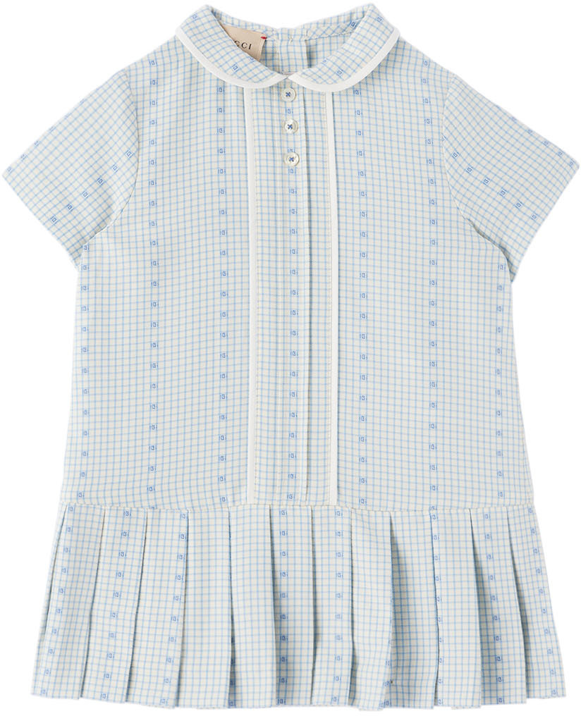 Gucci Baby Blue Square G Dress Gucci