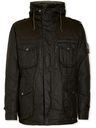 Barbour Gold Standard - Canna Padded Waxed-Cotton Hooded Jacket - Green