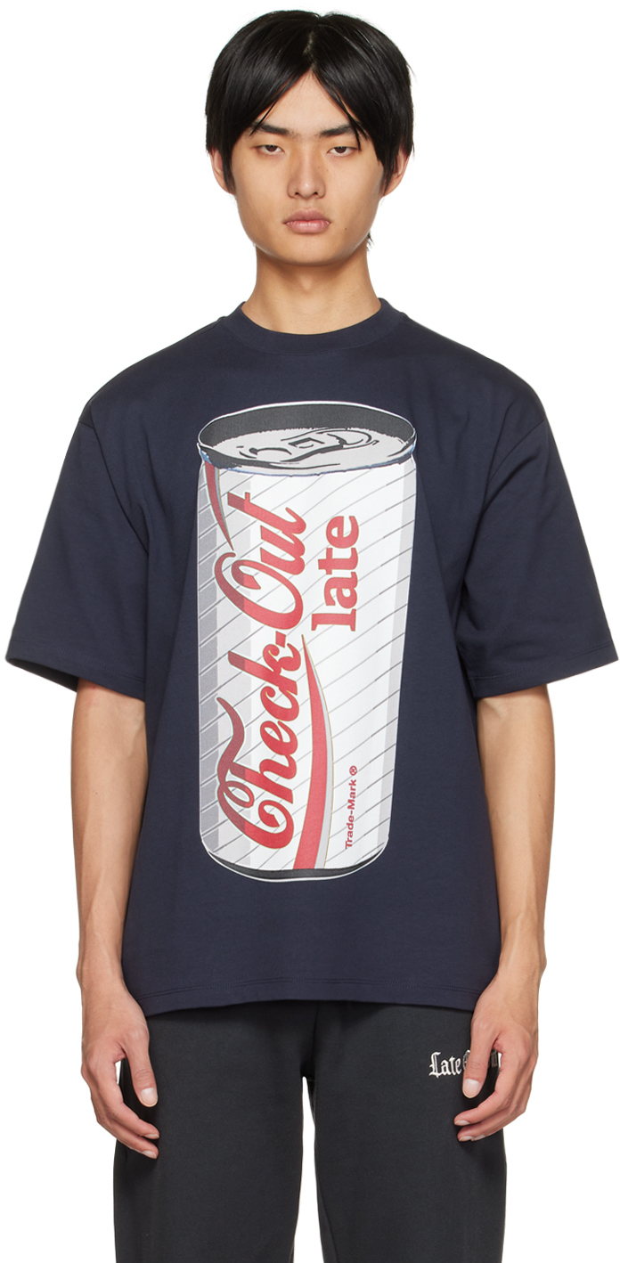 Late Checkout Black Fizzy Drink T-Shirt