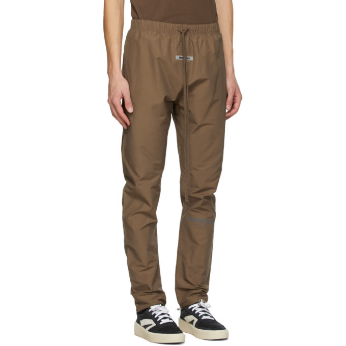 Essentials SSENSE Exclusive Brown Nylon Track Pants Essentials