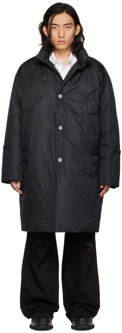 Photo: Wooyoungmi Black Stand Collar Down Coat