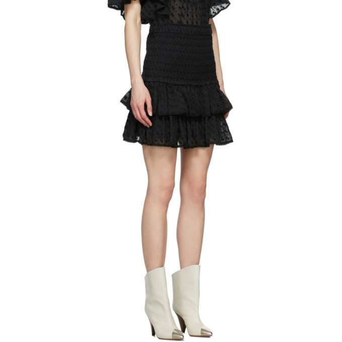 Isabel Marant Etoile Black Tinaomi Miniskirt