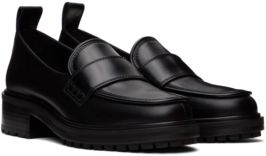 Aeyde Black Ruth Loafers