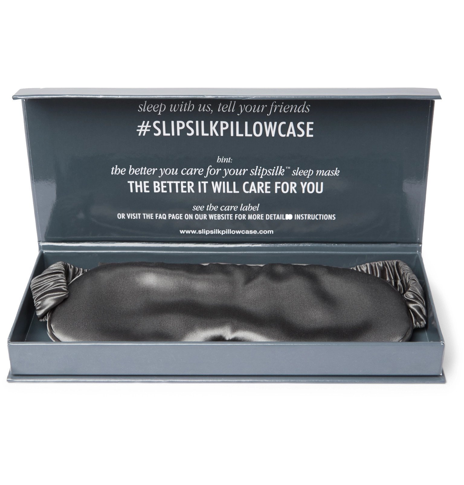 Slip Silk Eye Mask Gray Slip