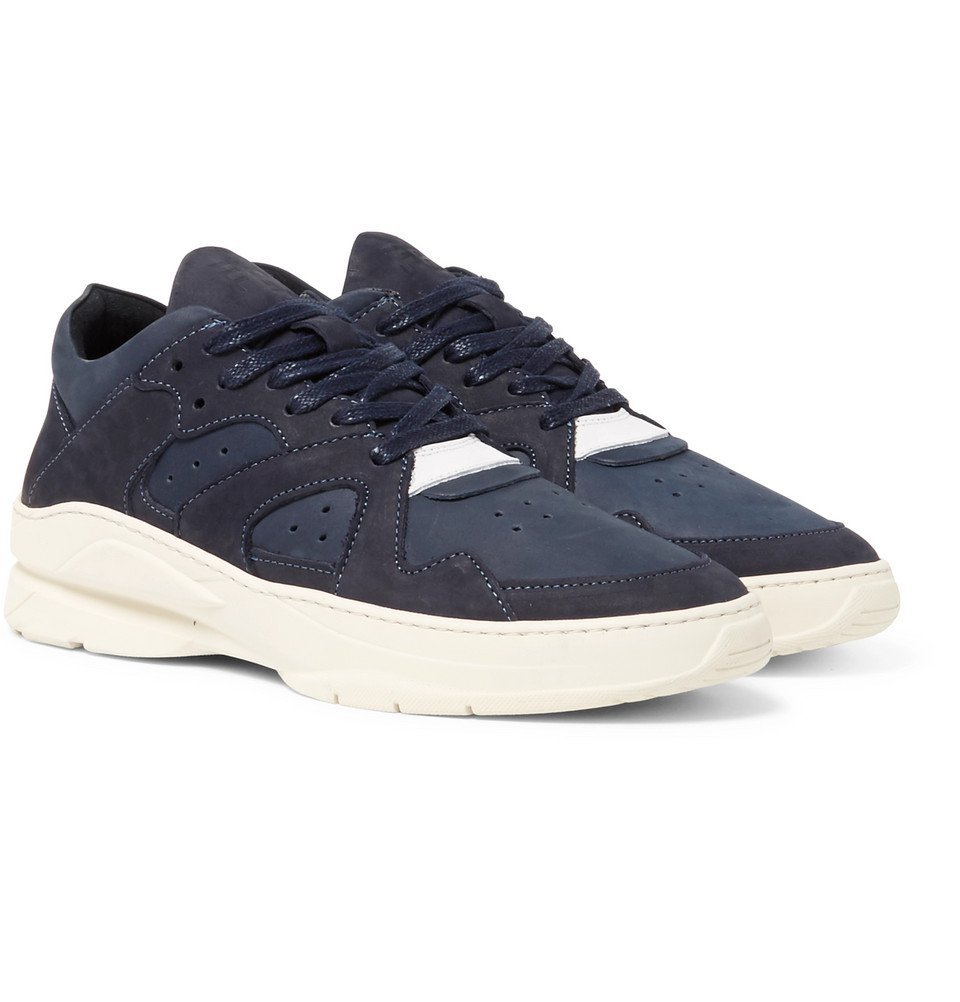 Filling Pieces - Denver Leather Sneakers - Men - Navy Filling Pieces