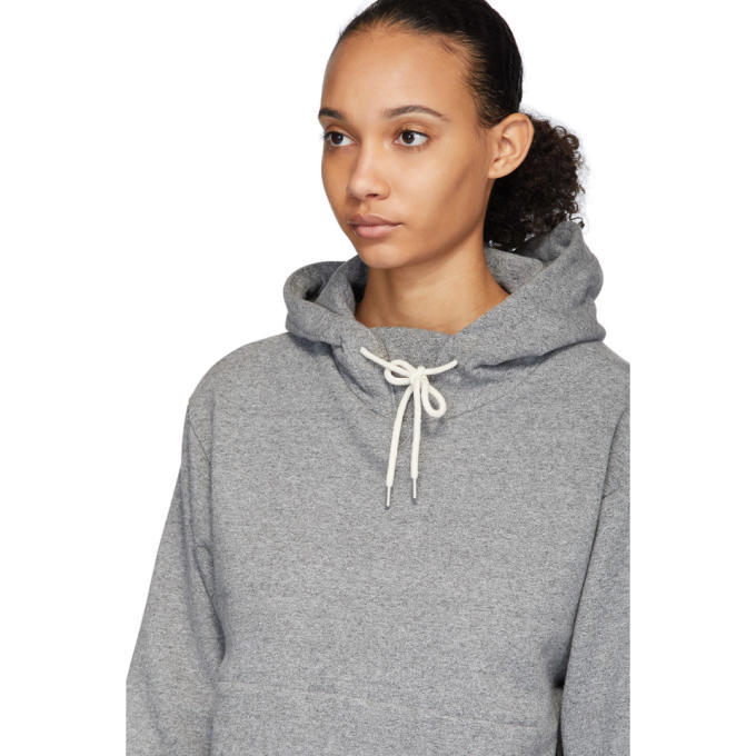 John Elliott Grey Villain Hoodie John Elliott