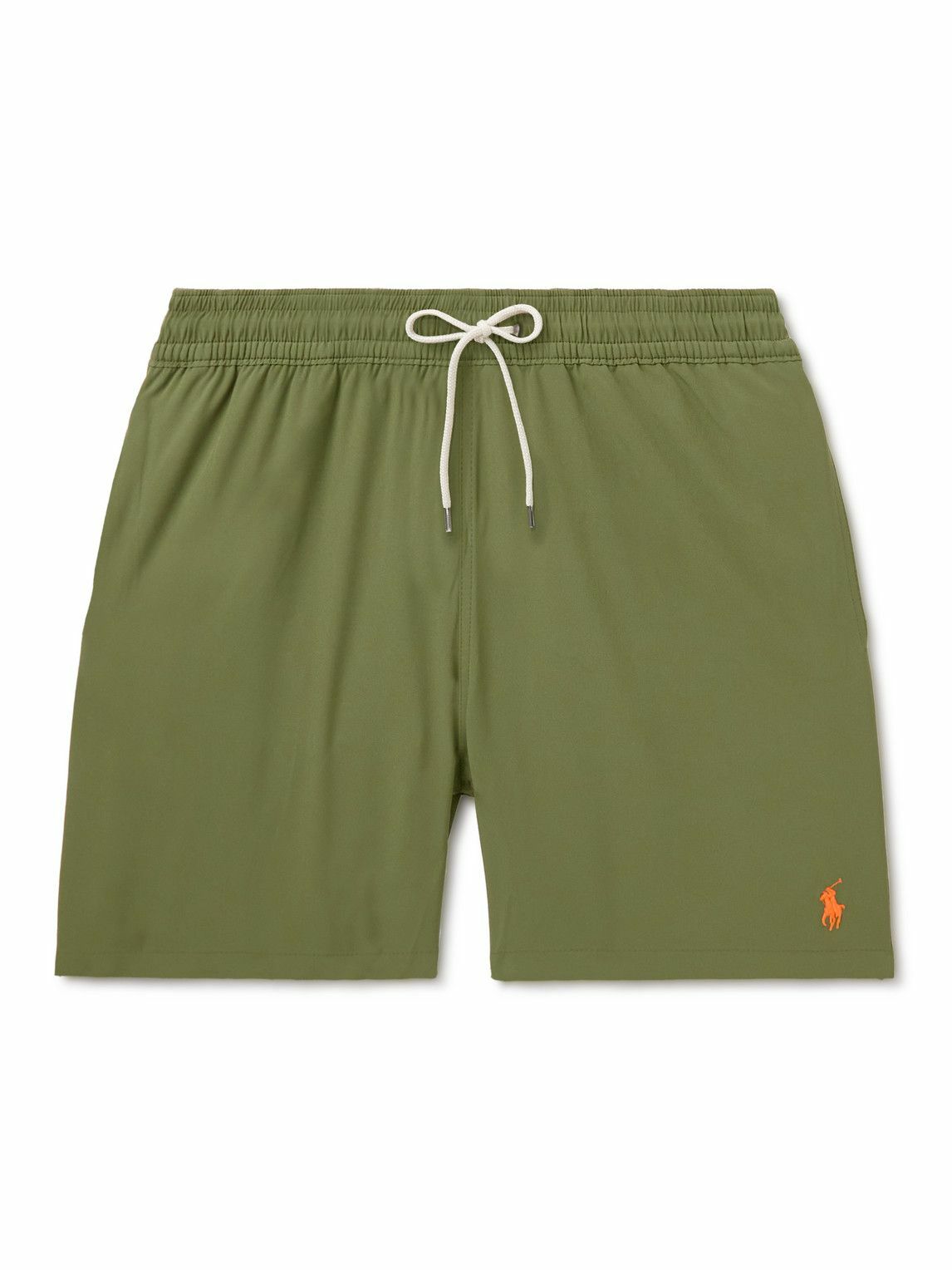 Polo Ralph Lauren - Traveller Mid-Length Recycled Swim Shorts - Green ...