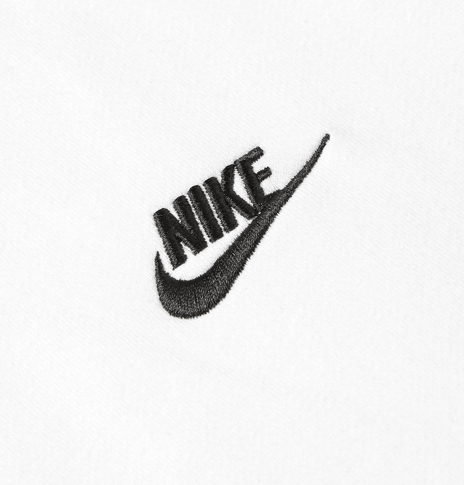 Nike - Sportswear Club Logo-Embroidered Cotton-Blend Jersey Hoodie ...