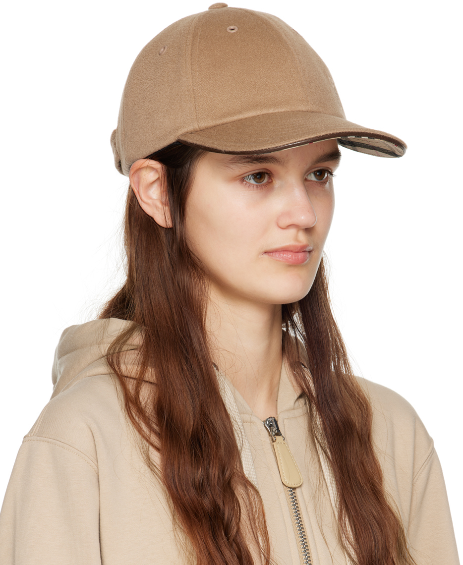 Burberry Beige Monogram Motif Cap Burberry