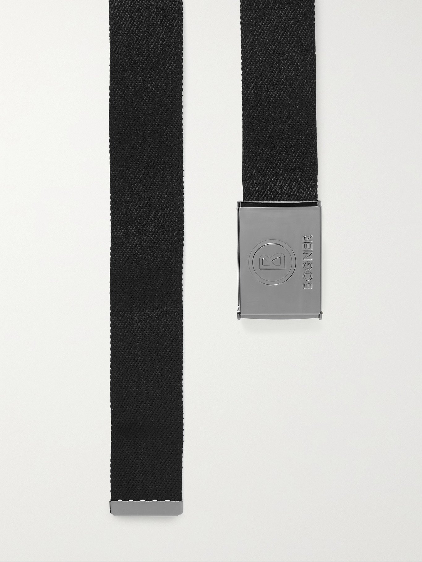 Bogner - Gino 4cm Webbing Belt - Black Bogner