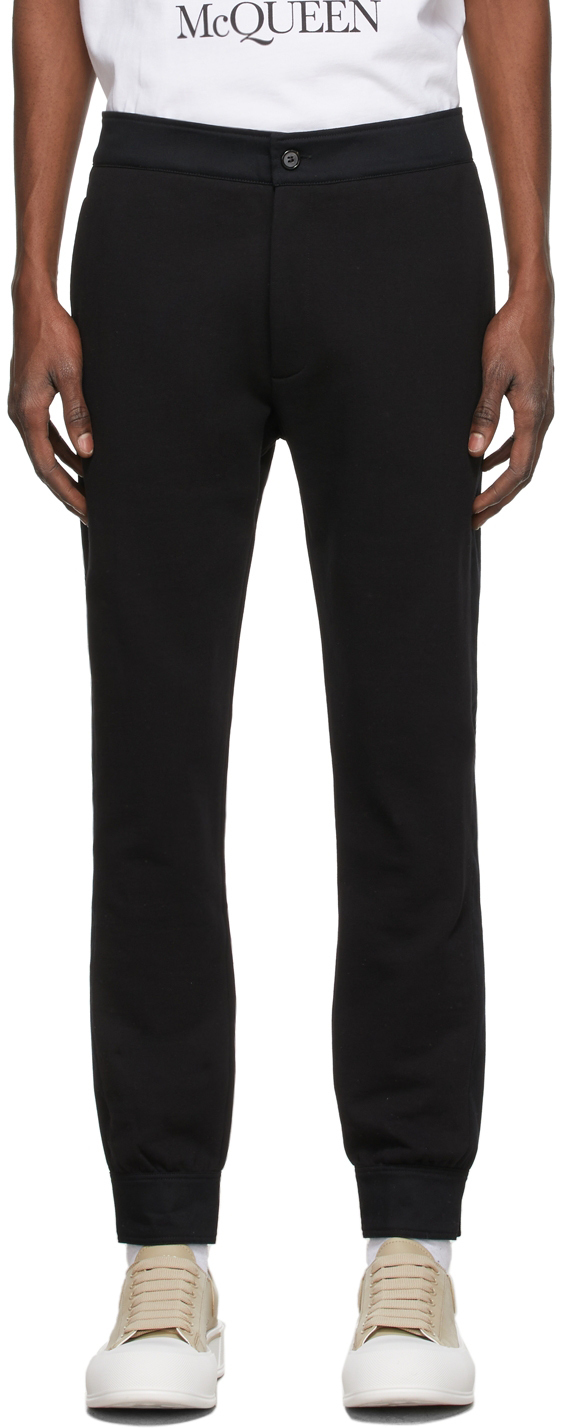 Alexander McQueen Black French Terry Lounge Pants Alexander McQueen