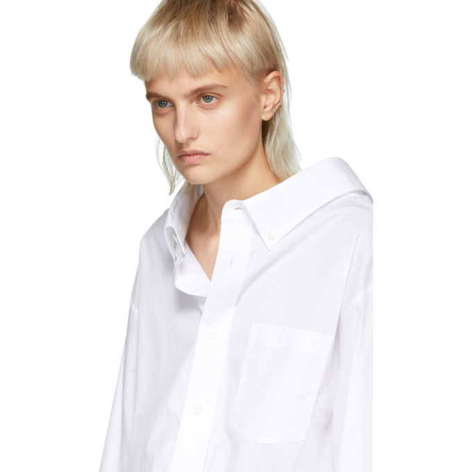 balenciaga swing collar shirt