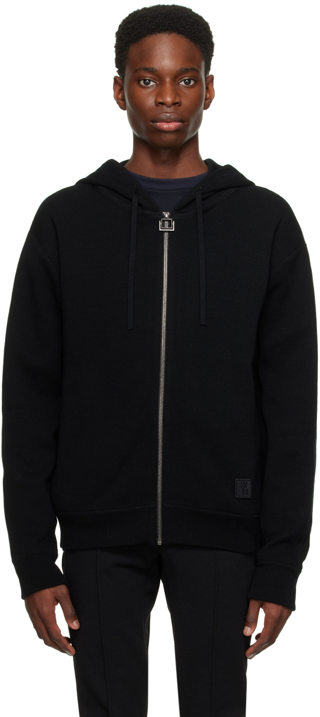 Wooyoungmi Black Zip Hoodie Wooyoungmi