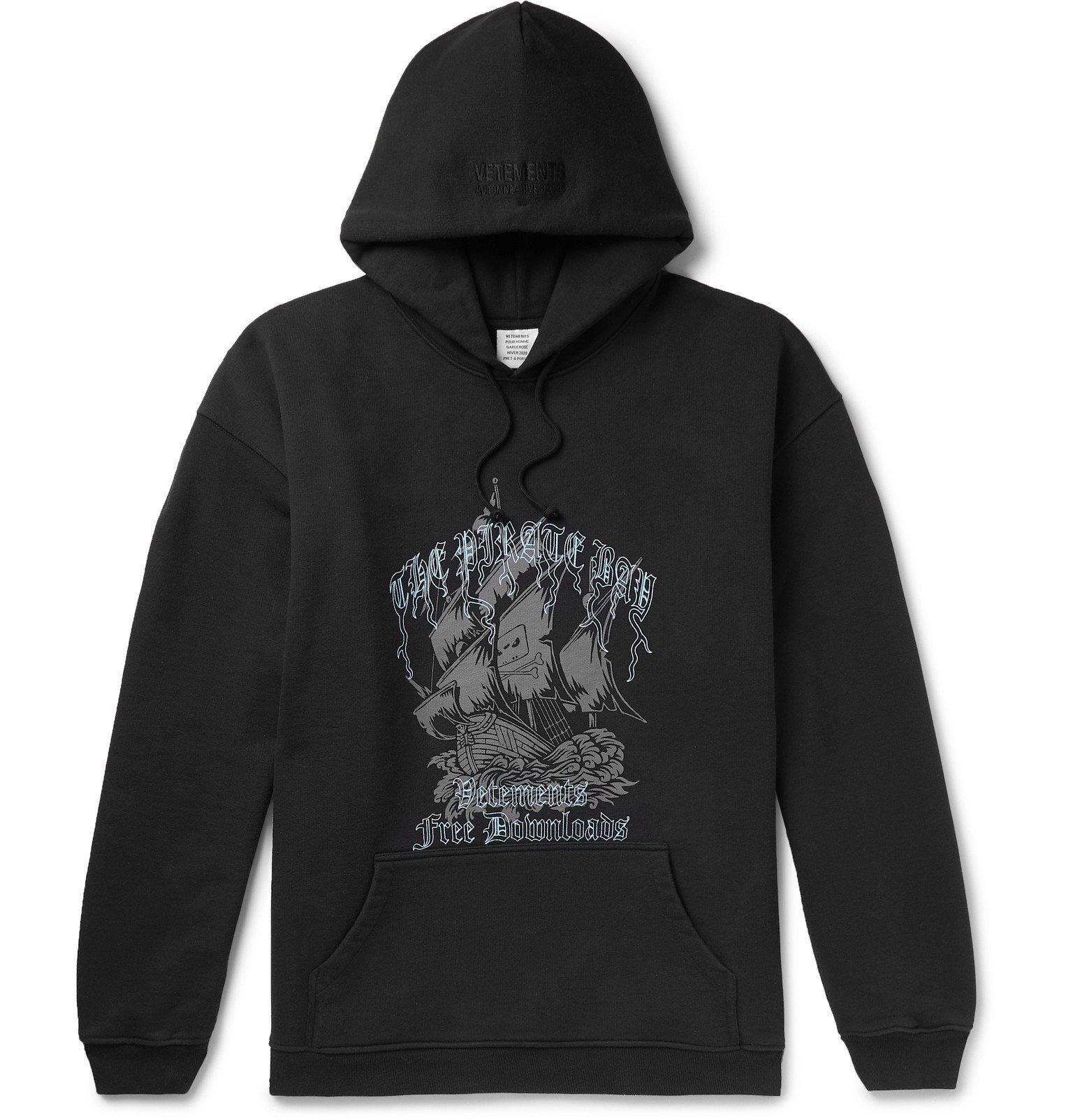 vetements pirate bay hoodie