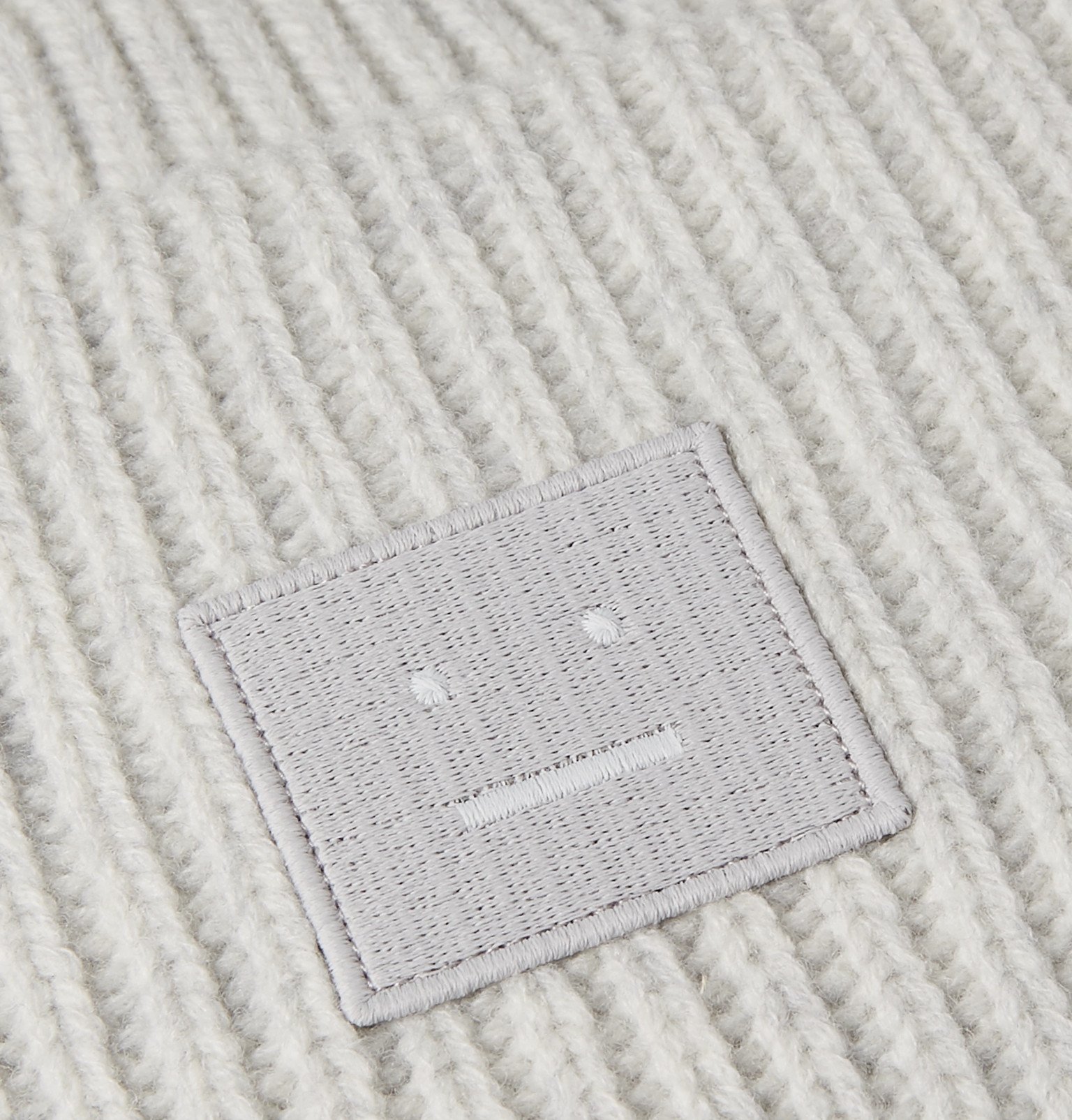 Wool Beanie - Gray Acne Studios