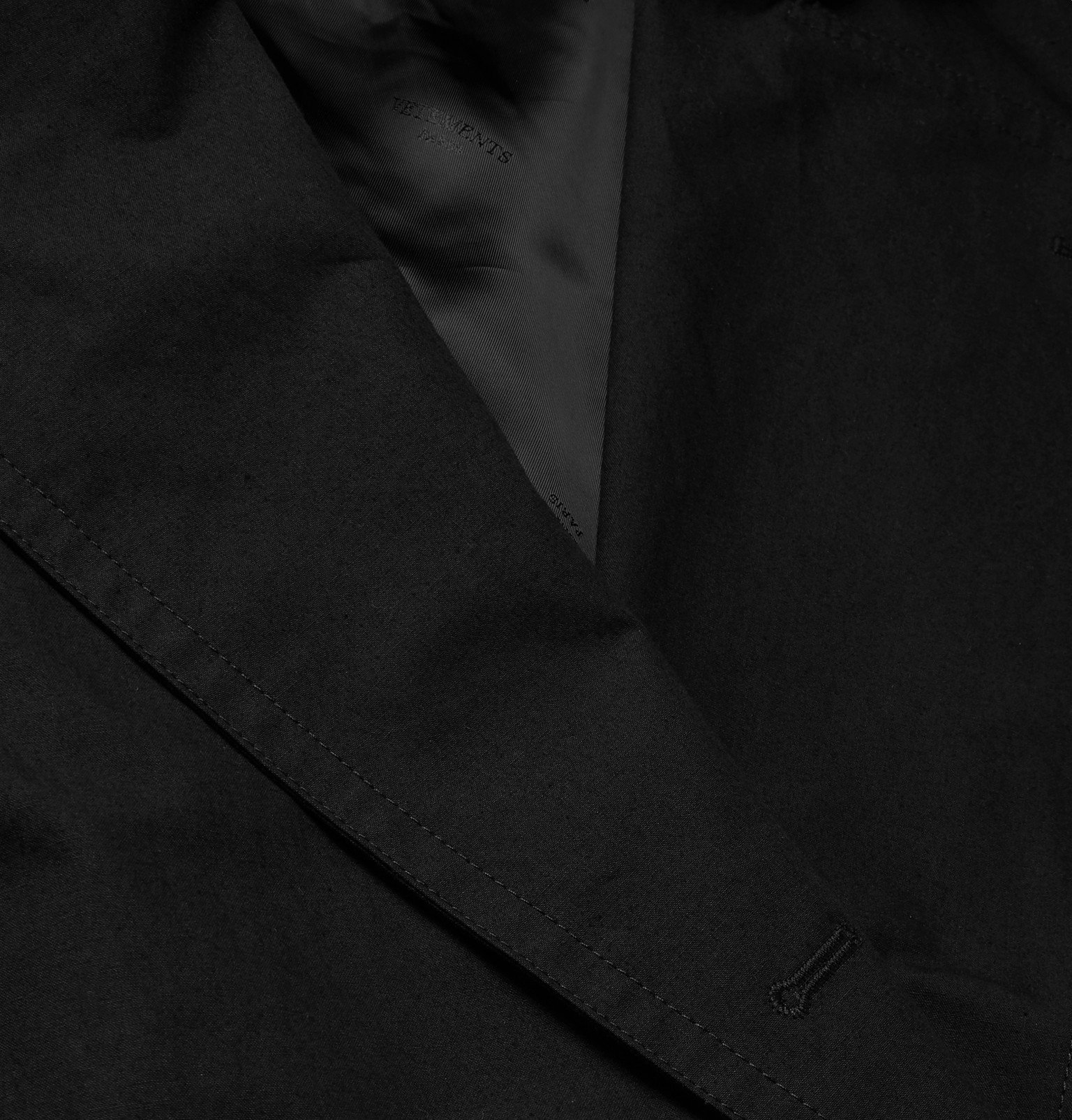 Vetements - Incognito Cotton Trench Coat - Black Vetements