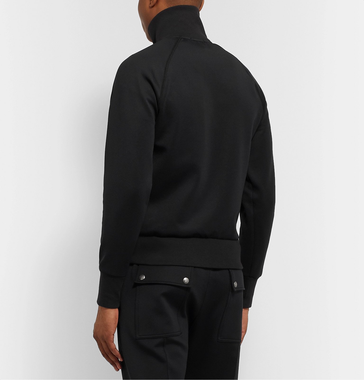 TOM FORD - Tech-Jersey Track Jacket - Black TOM FORD