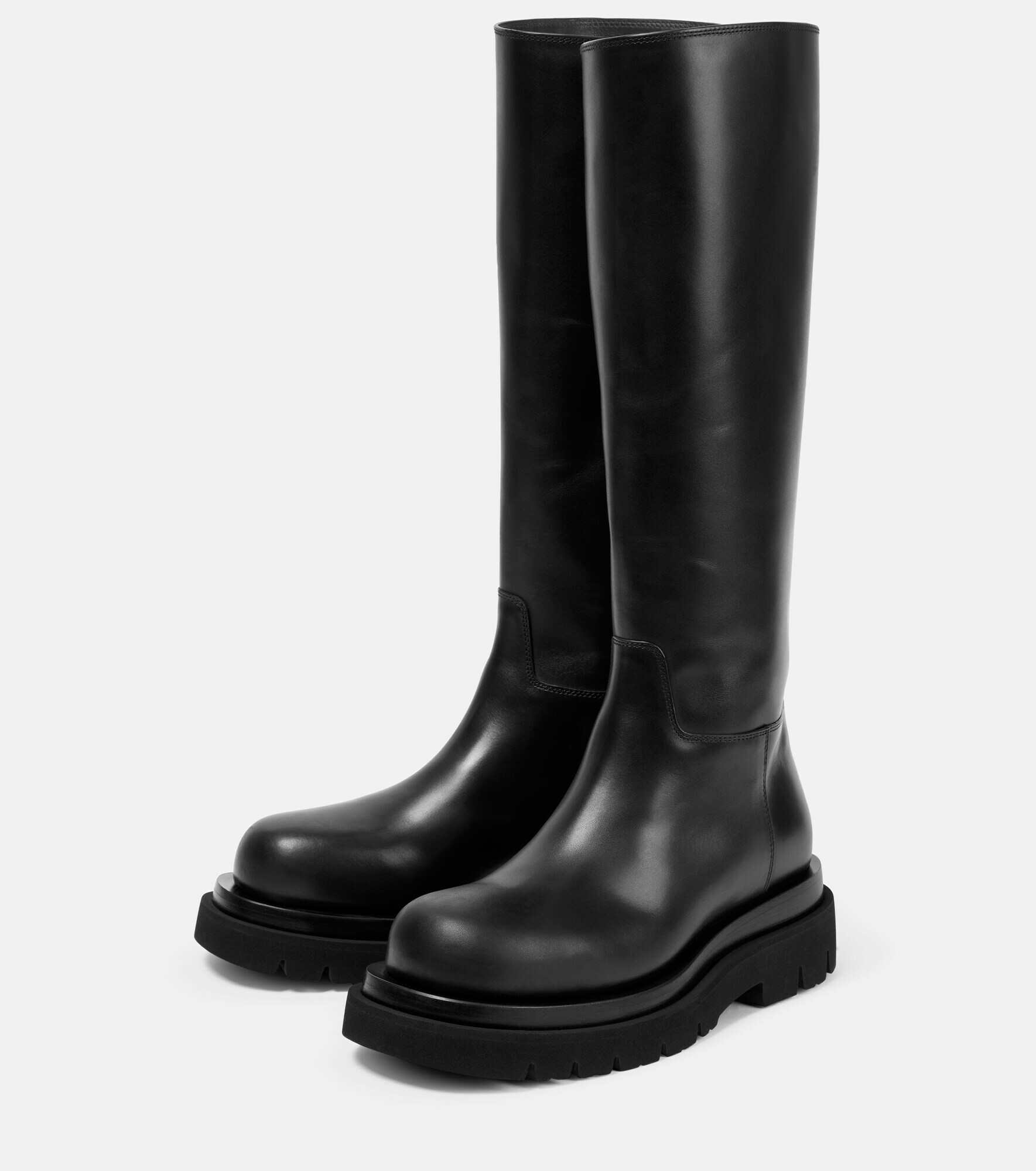 Bottega Veneta - Lug leather knee-high boots Bottega Veneta