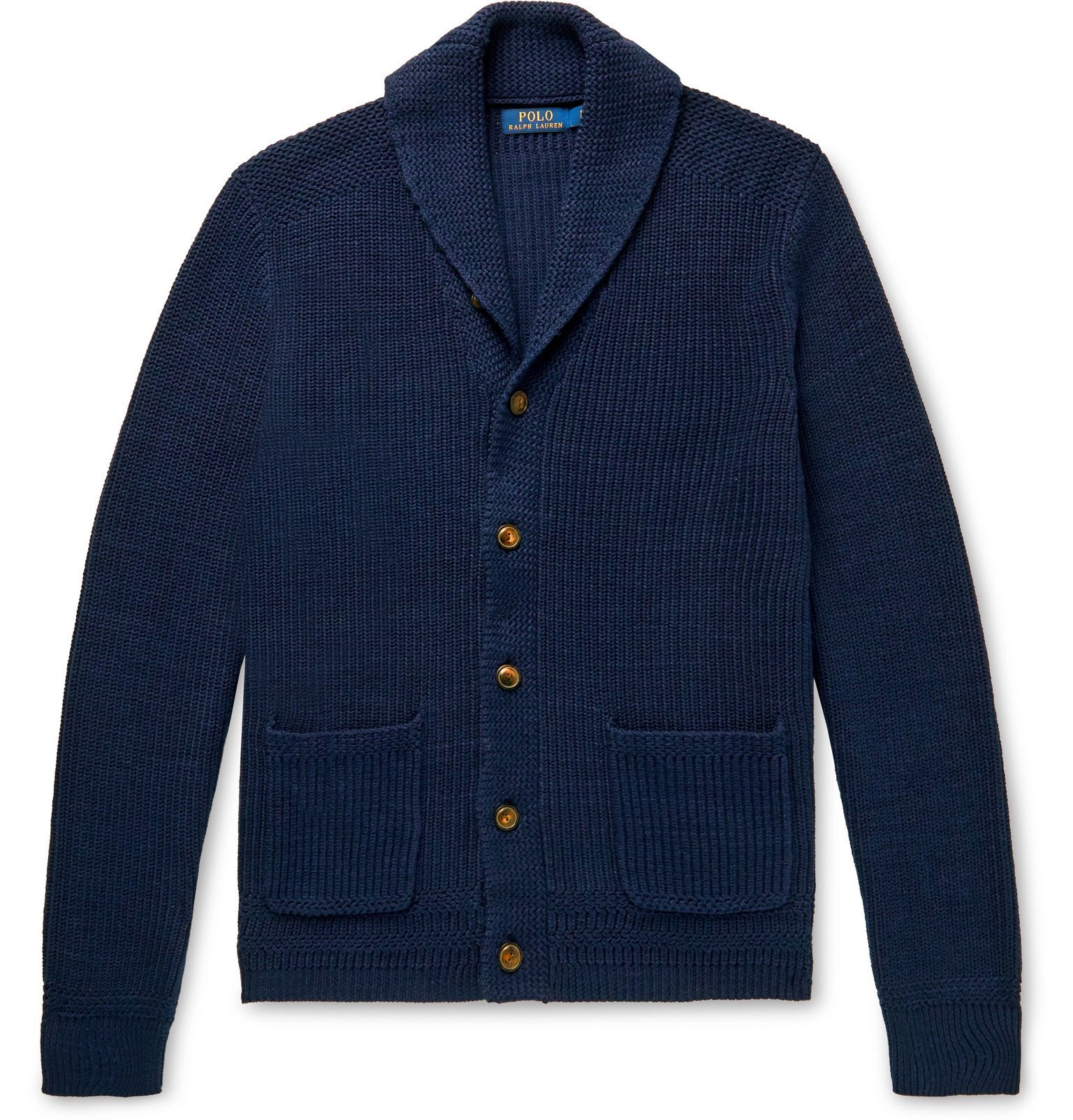 Polo Ralph Lauren - Shawl-Collar Cotton Cardigan - Blue Polo Ralph Lauren