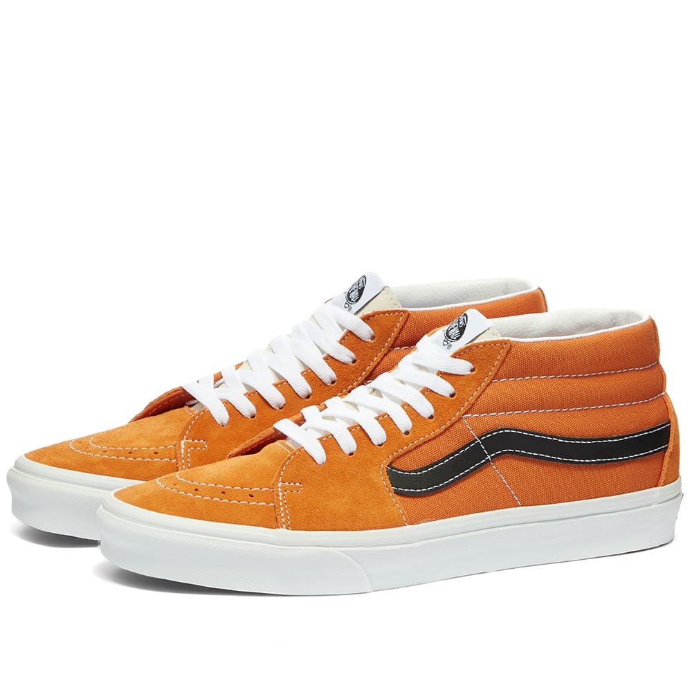 vans sk8 mid orange