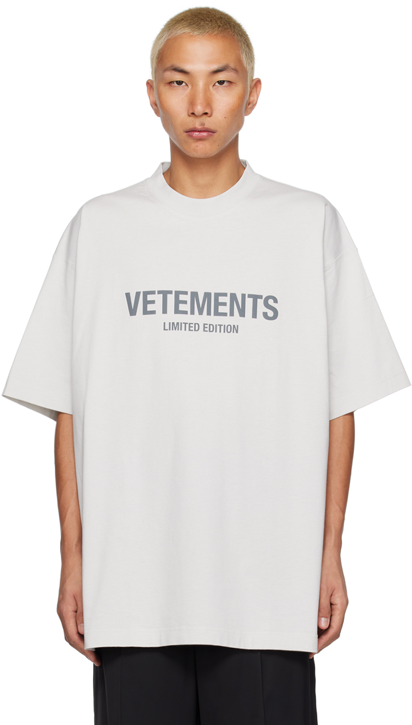 VETEMENTS Off-White 'Limited Edition' T-Shirt Vetements